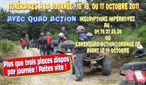 Article 15 16 17 Octobre 2011 On Roule Avec Quad Action 86403102