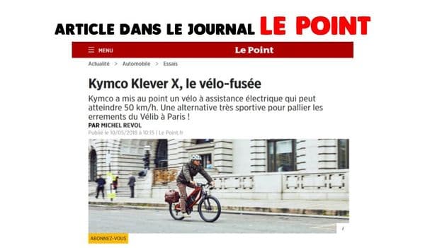 Article Dans La Presse De Nos Velos Electriques