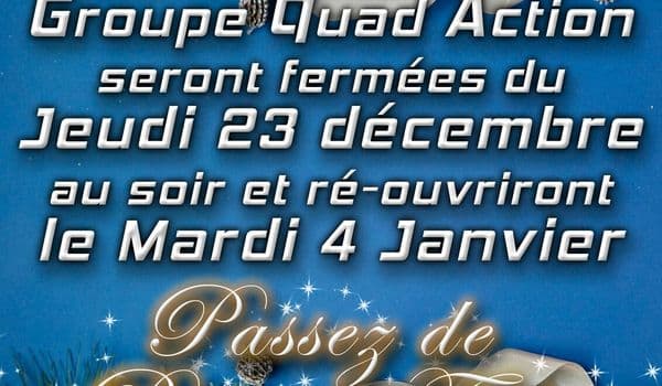 Fermeture Pour Les Fetes