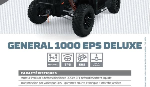 Le General 1000 Xp Polaris Arrive