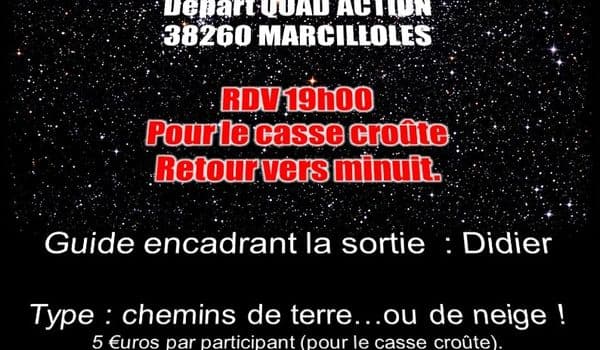 Rando Nocturne Avec Didier Et Cyril