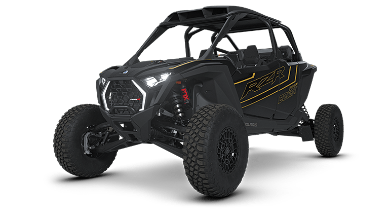 Polaris RZR Pro R Boost Crew, configuration 4 places en Matte Black Crystal